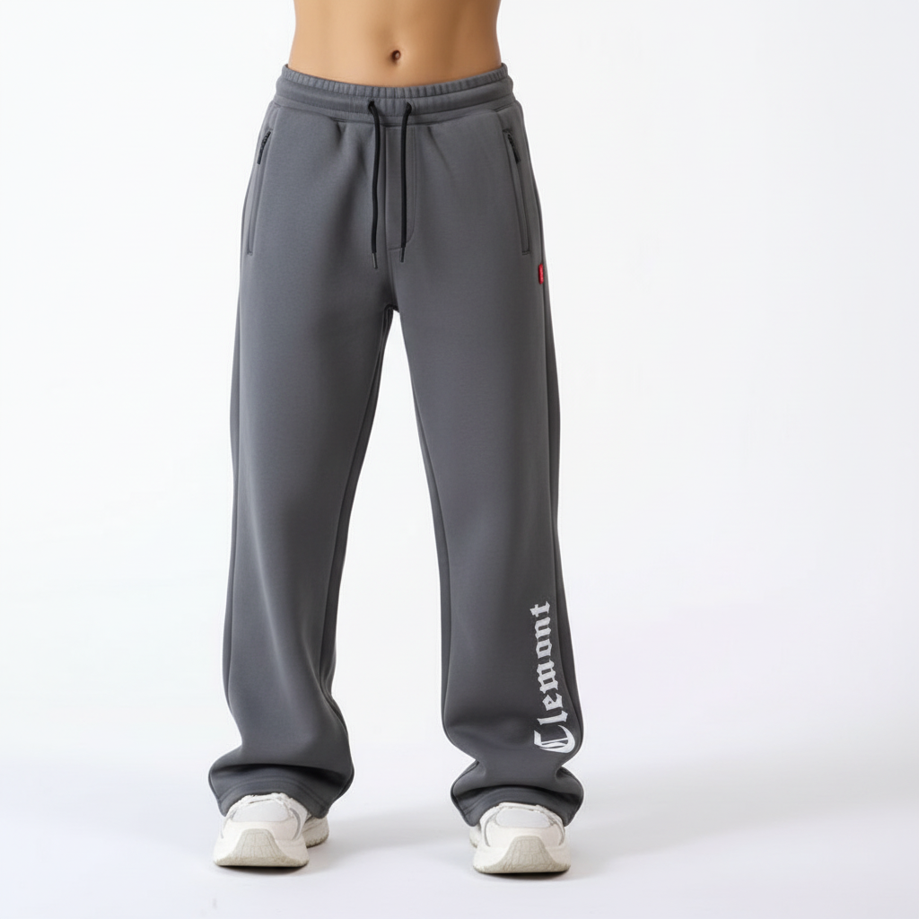 Embroidered Pocket Sweatpants